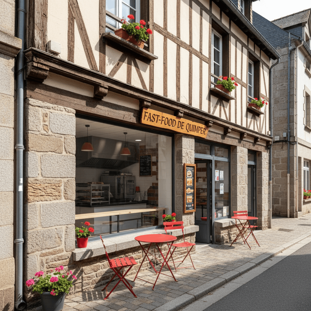 Fast-food à Quimper : cuisine équipée