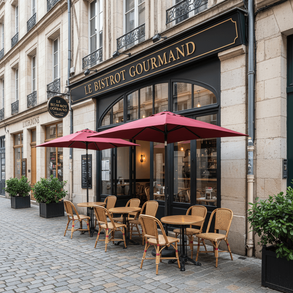 Restaurant 50m² à Rennes : terrasse