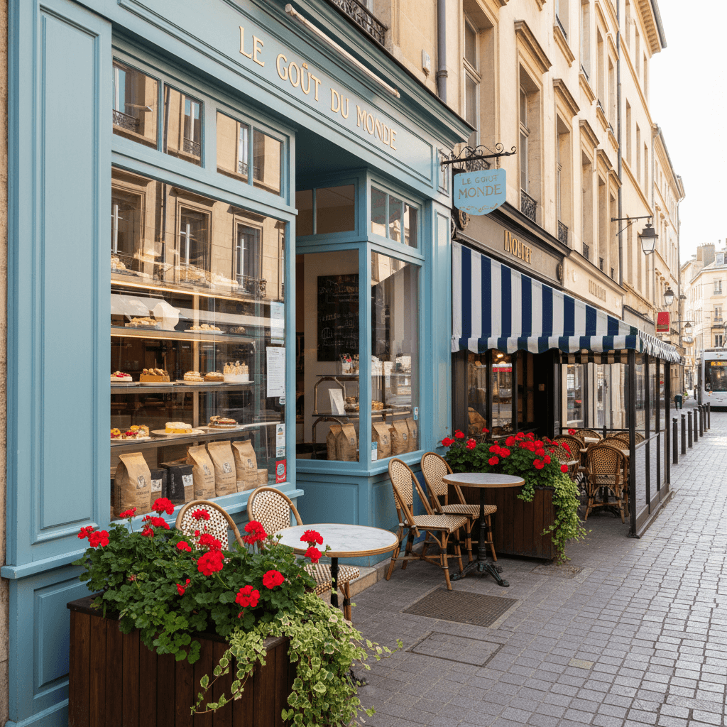 Snack 105m² à Lyon : terrasse
