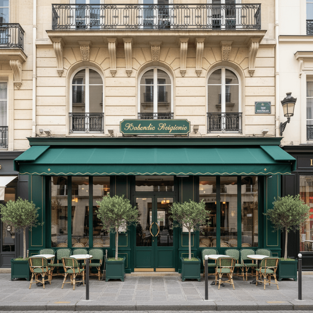 Restaurant 35 couverts à Paris : terrasse