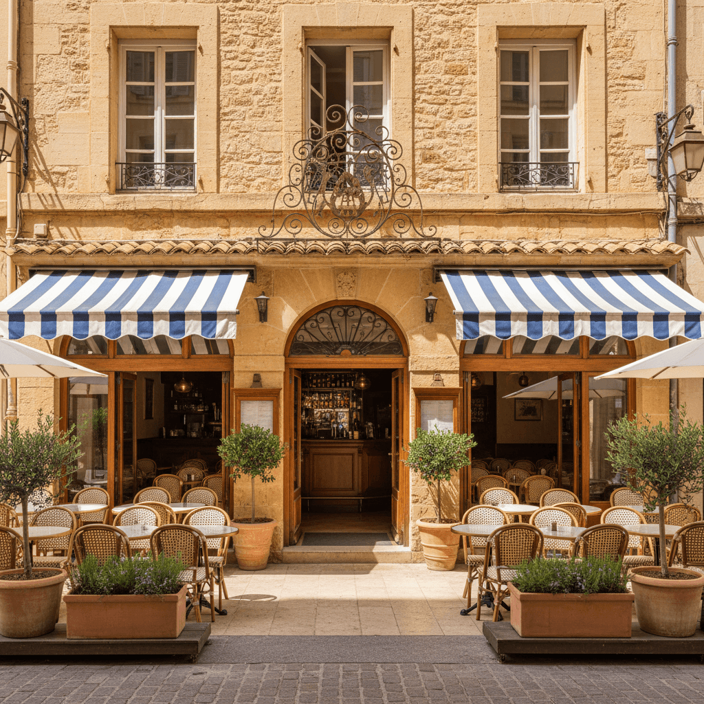 Restaurant à Marseille : terrasse - licence IV