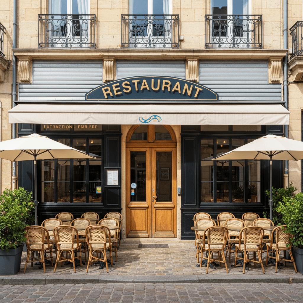 Restaurant à Bordeaux : terrasse - licence IV