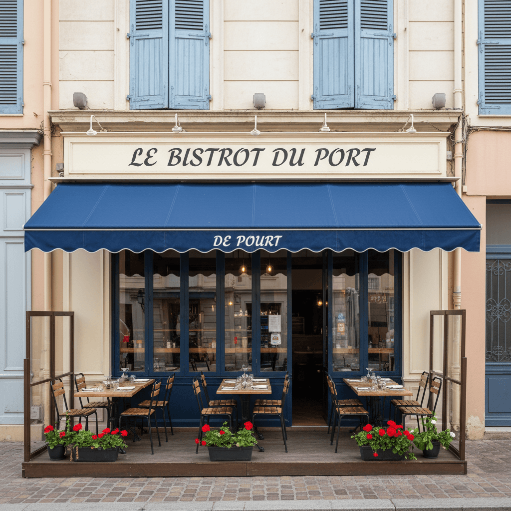 Restaurant à Nice : terrasse - extraction