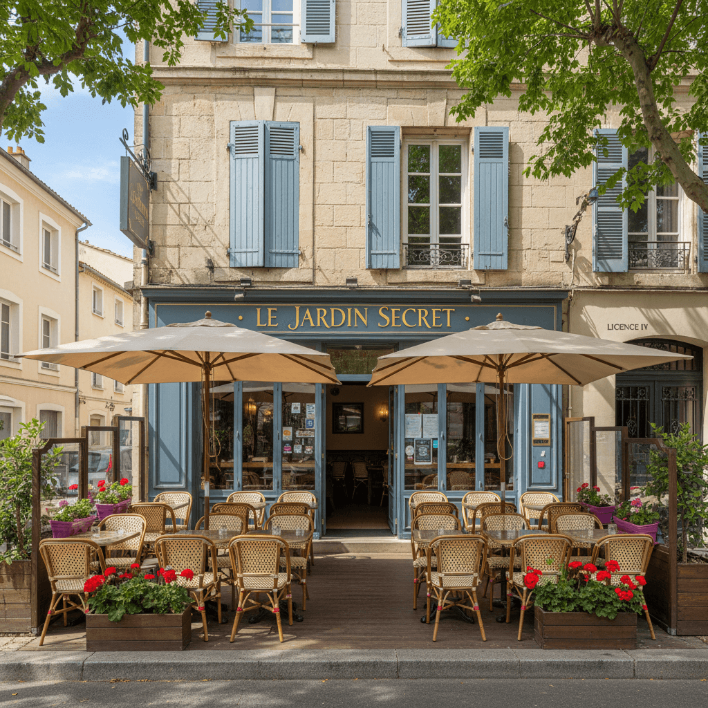 Restaurant à Toulon : terrasse - licence IV