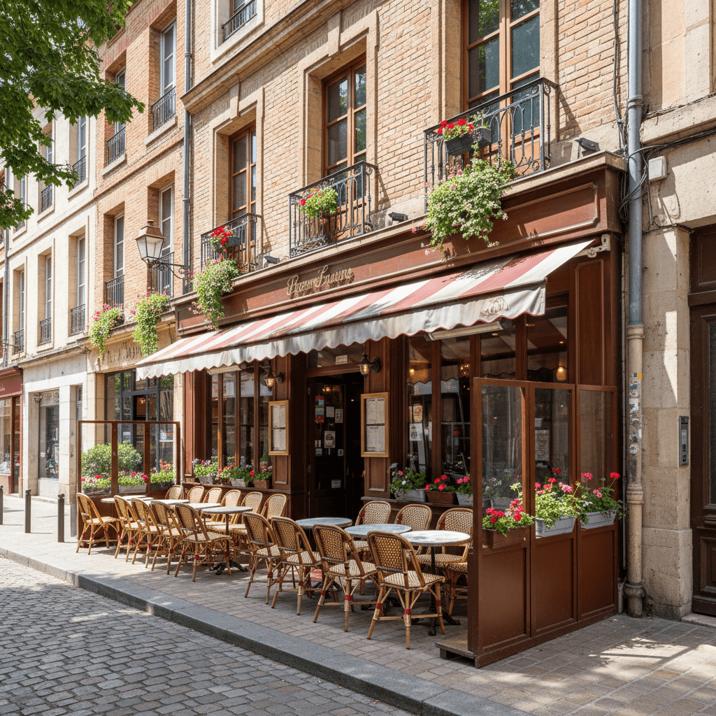 Restaurant 45m² à Toulouse : terrasse - licence IV