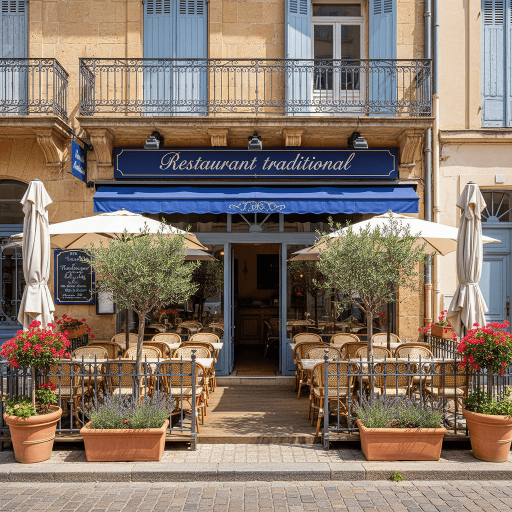 Restaurant 76m² à Toulon : terrasse - licence IV