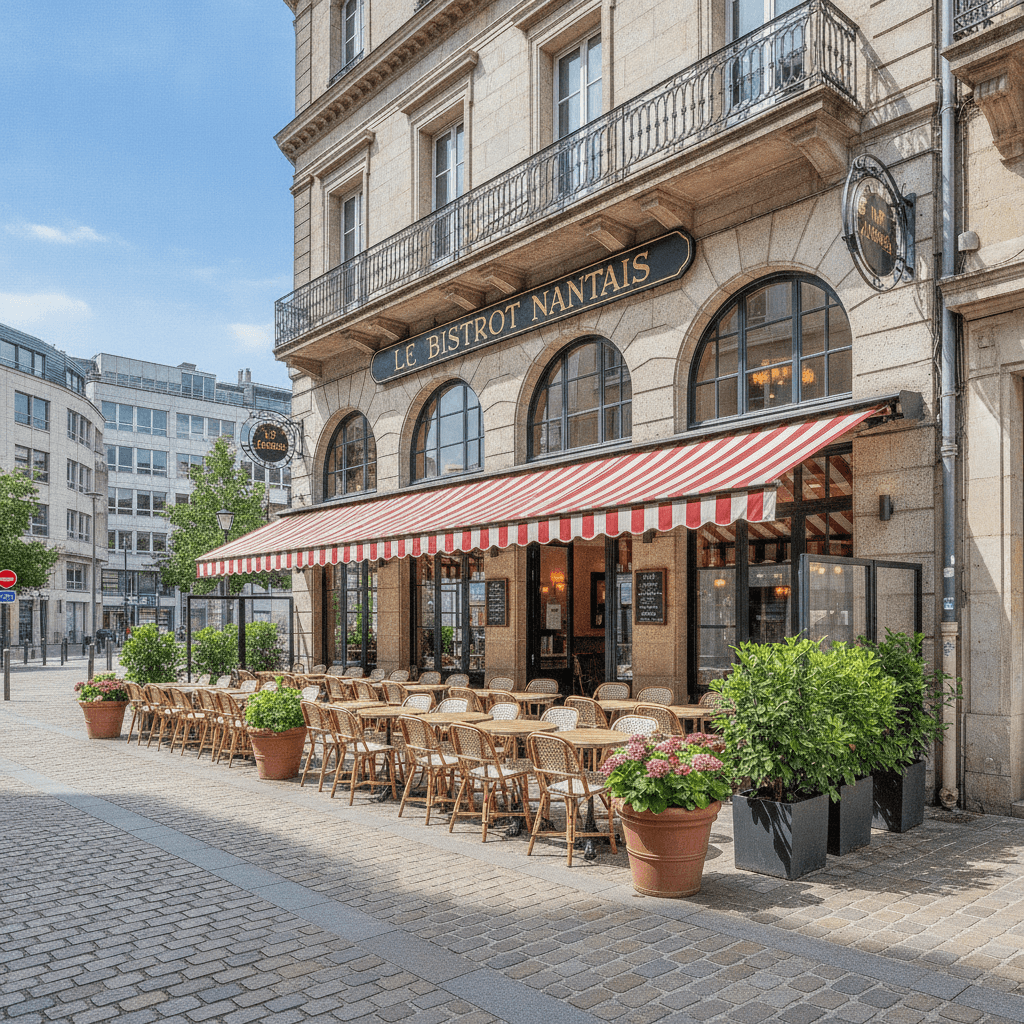 Restaurant à Nantes : terrasse - licence IV