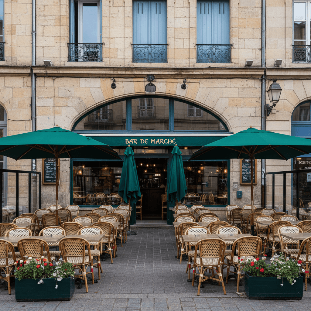 Bar-brasserie à Nantes : terrasse - licence IV