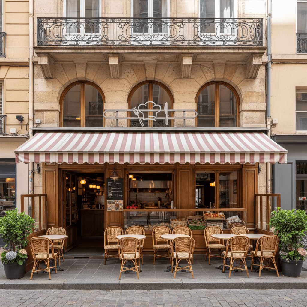 Restaurant à Lyon : terrasse - extraction