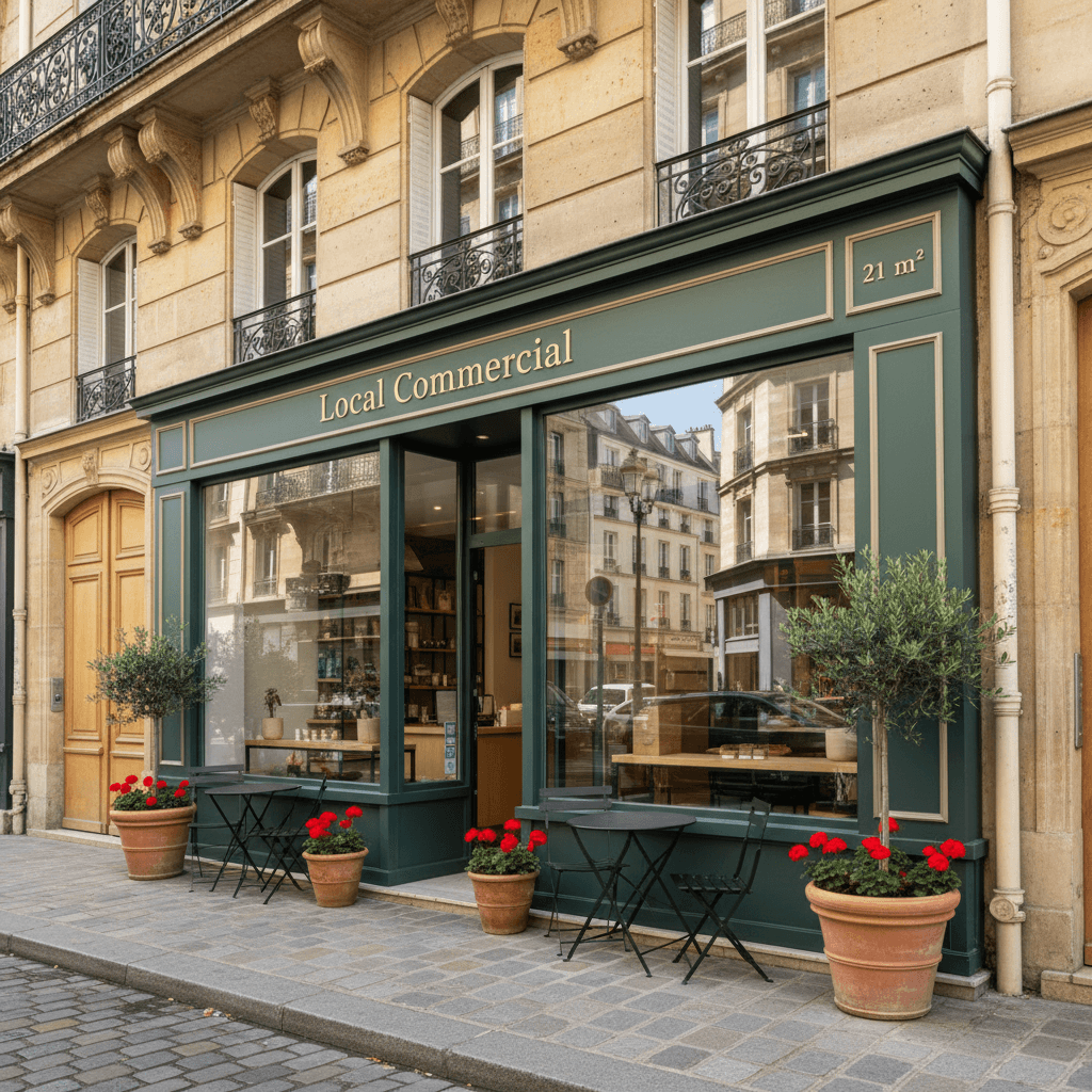 Local Commercial au Cœur de Paris - 21 m²