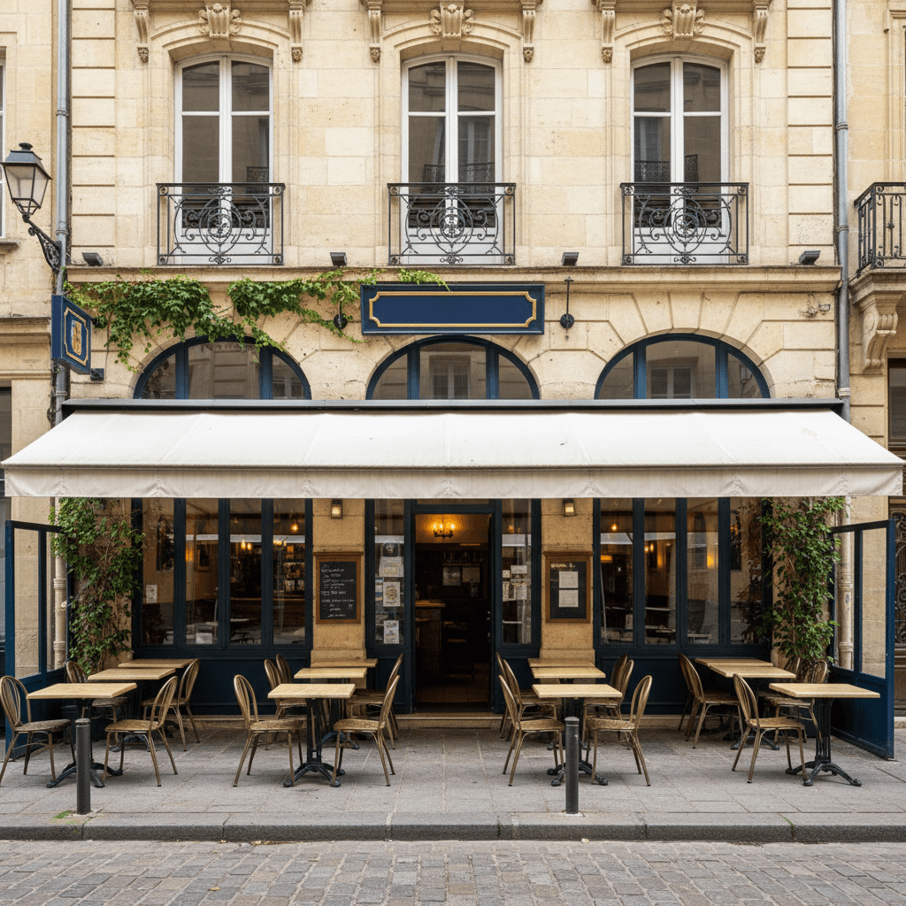 Restaurant 90m² à Bordeaux : terrasse - licence IV