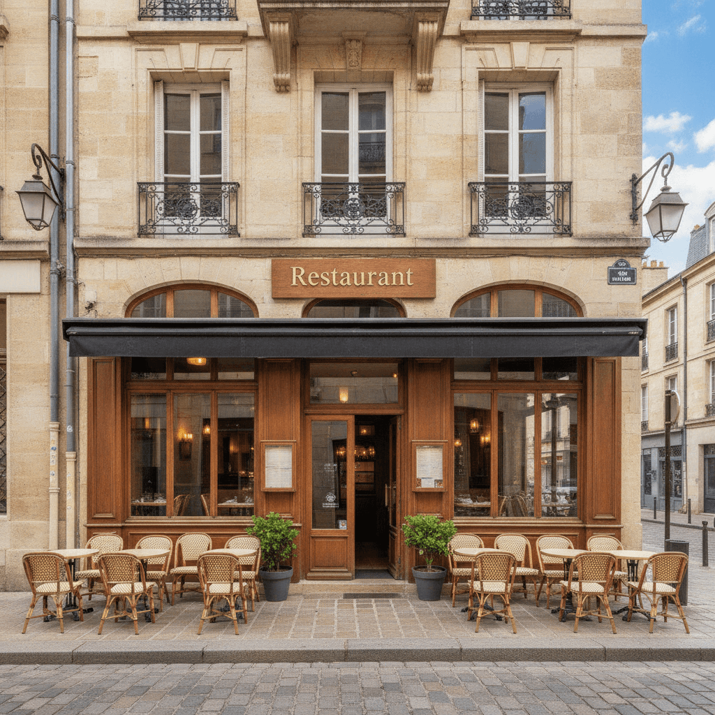 Restaurant 140m² à Bordeaux : terrasse - licence IV