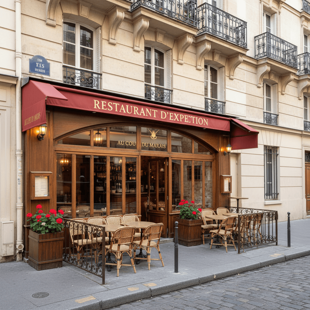 Restaurant d'Exception au Cœur du Marais
