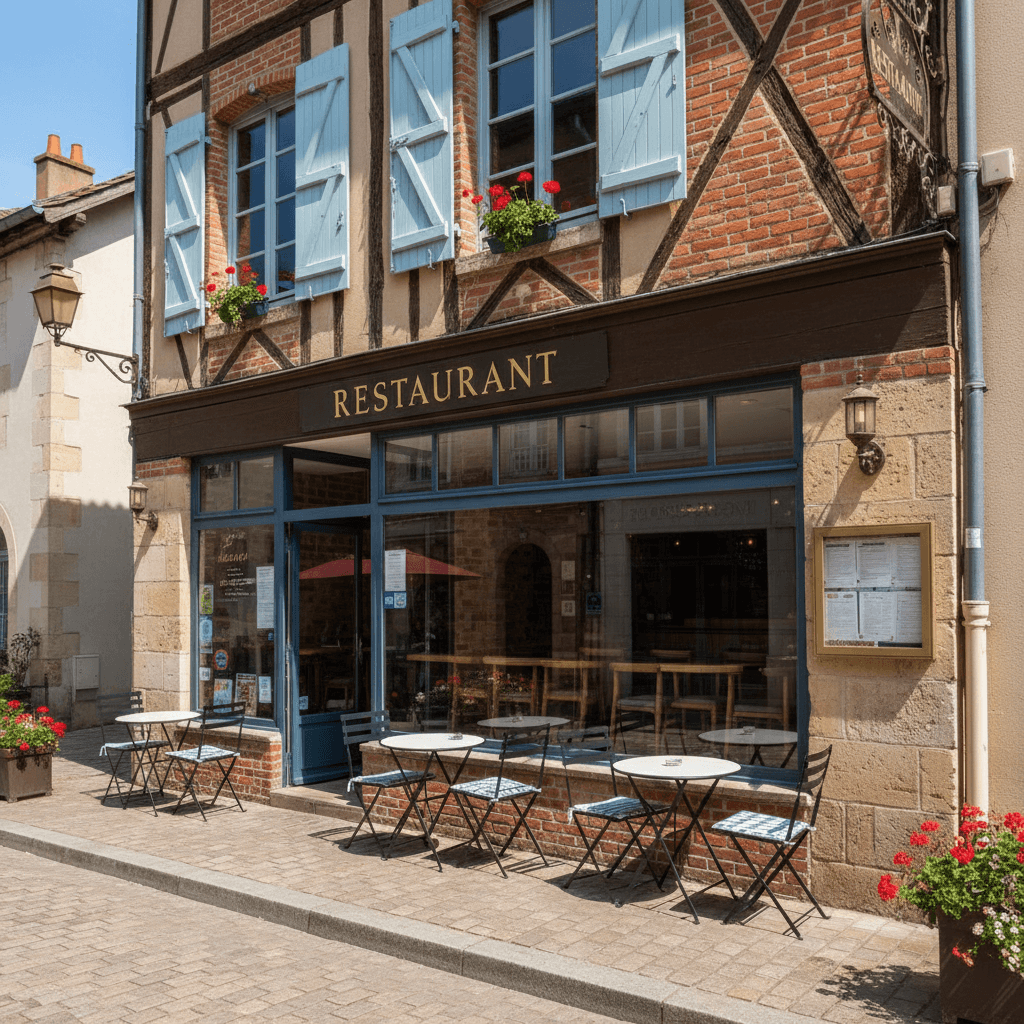 Restaurant 120m² à Albi : terrasse - extraction