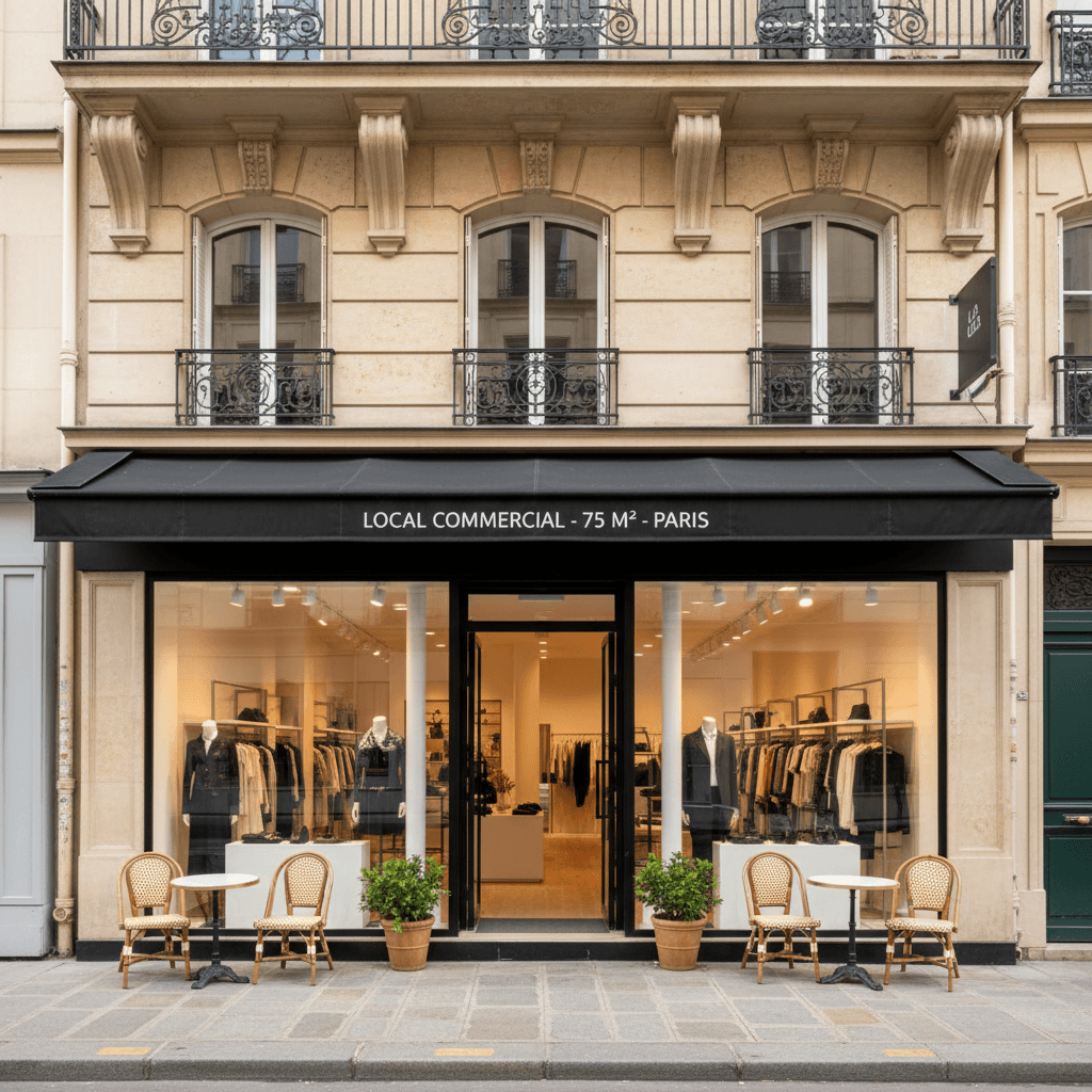 Local Commercial de 75 m² à Paris, Emplacement Privilégié