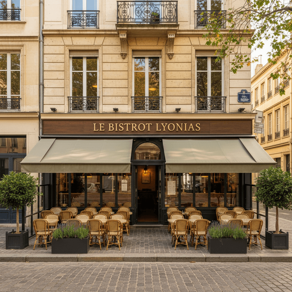 Restaurant 100m² à Lyon : terrasse - licence IV