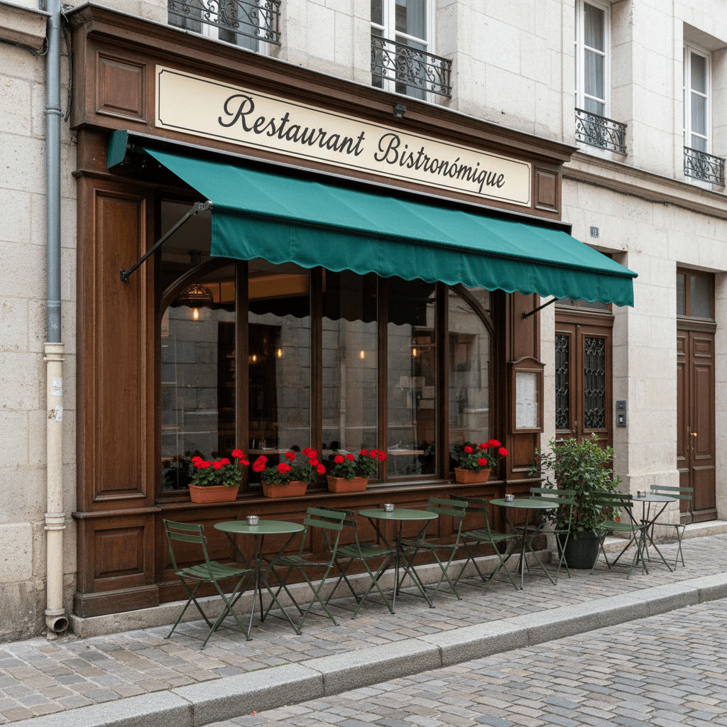 Restaurant 70m² à Nantes : terrasse - extraction