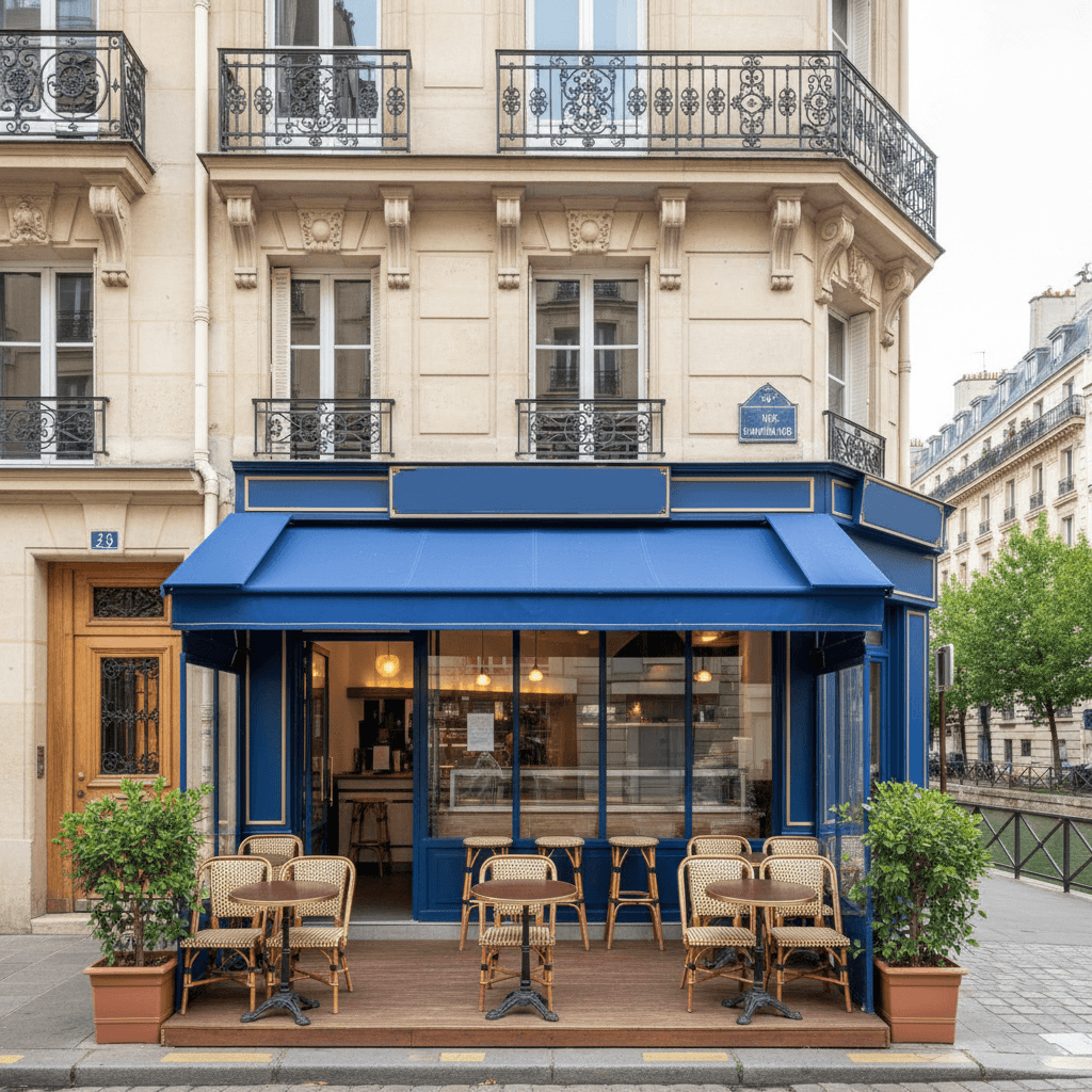 Snack 26 couverts à Paris : terrasse - climatisation
