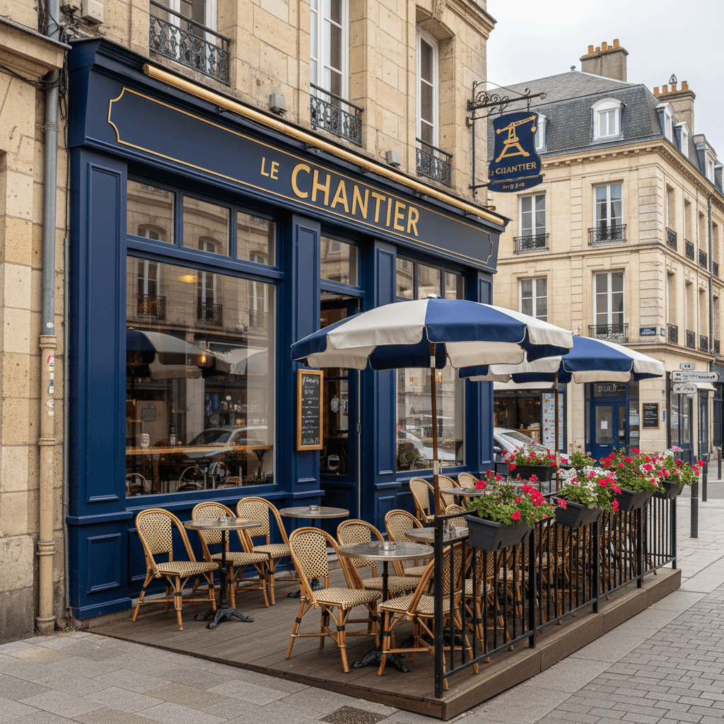 Restaurant 100m² à Nantes : terrasse