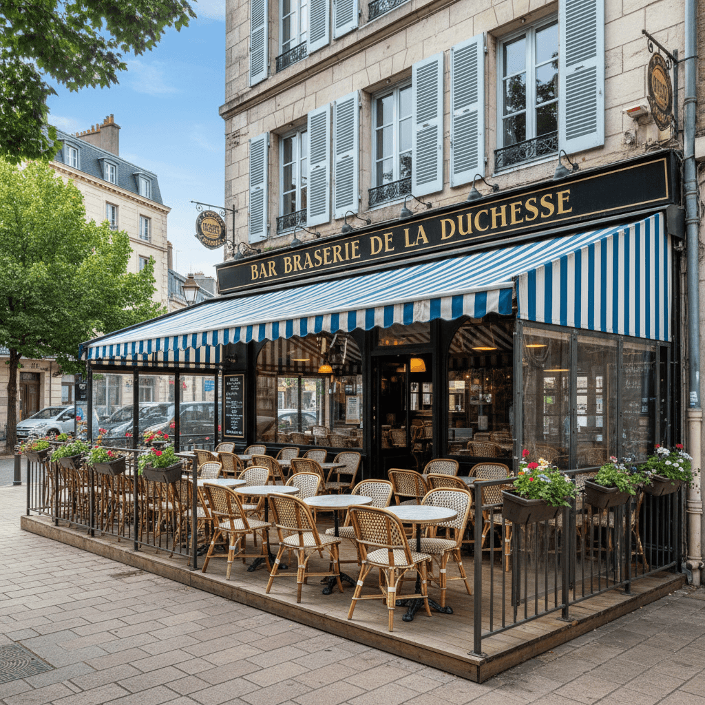 Bar-brasserie 80m² à Nantes : terrasse - licence IV