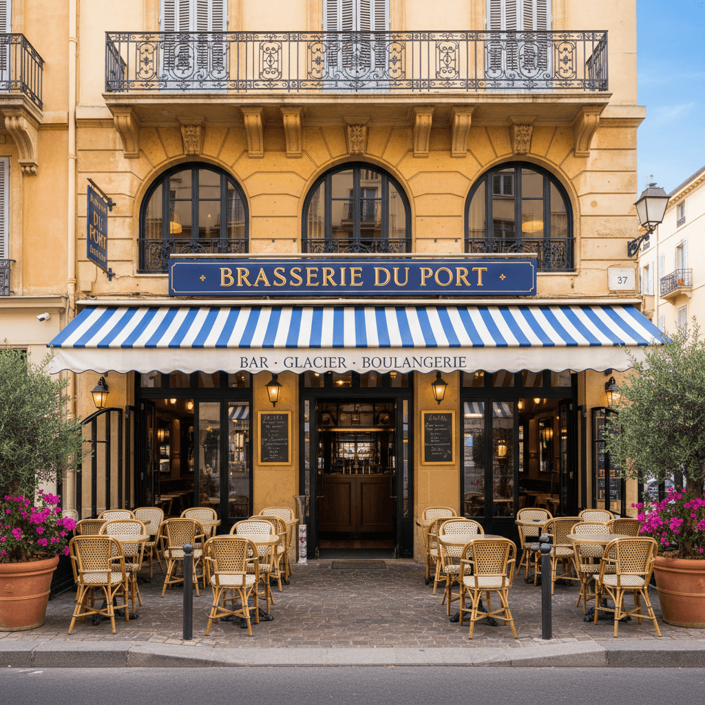 Bar-brasserie à Nice : terrasse - licence IV