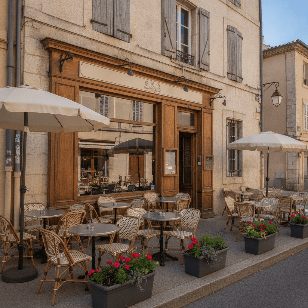 Bar-brasserie 70m² à Montpellier : terrasse - licence IV