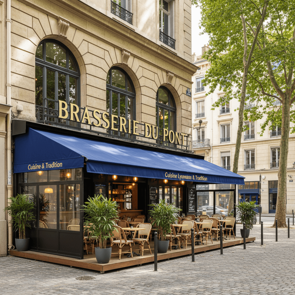 Restaurant 170m² à Lyon : terrasse - licence IV