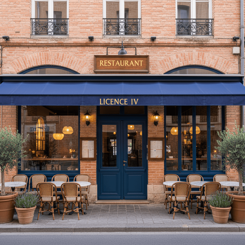 Restaurant à Toulouse : terrasse - licence IV