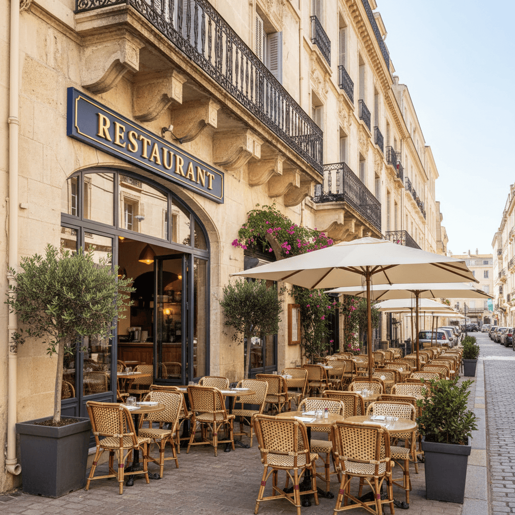 Restaurant 350m² à Marseille : terrasse - licence IV