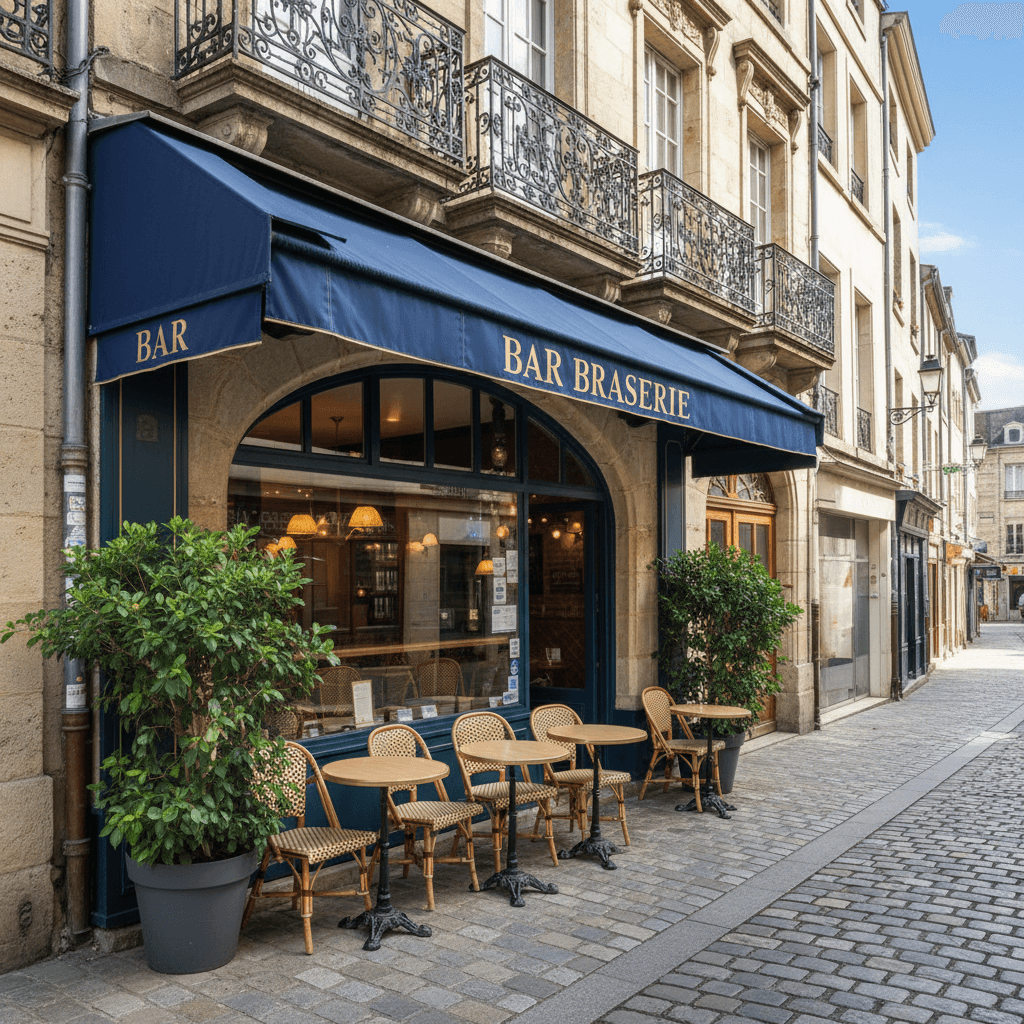 Bar-brasserie 90m² à Rouen : licence IV