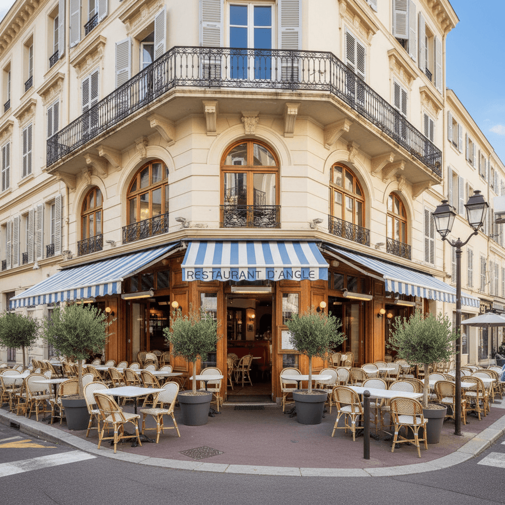 Restaurant à Nice : terrasse - licence IV