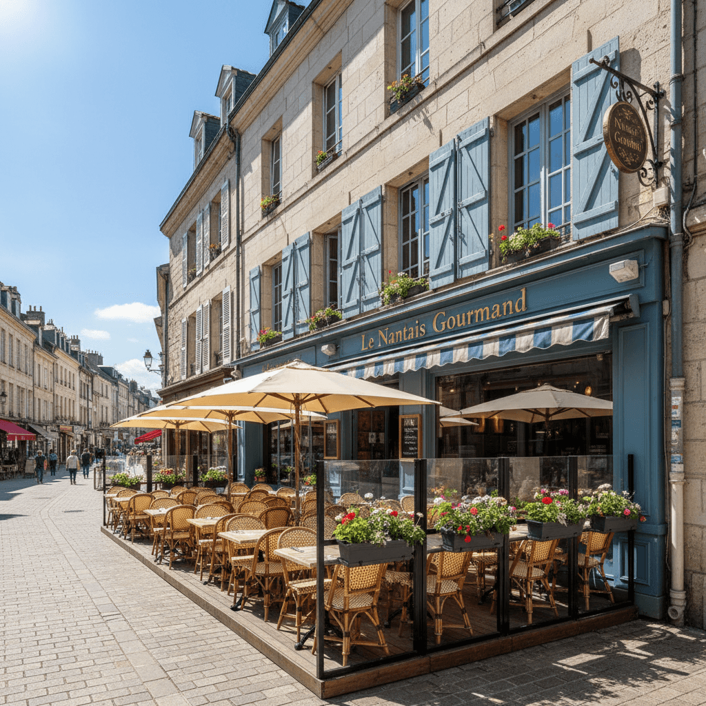 Restaurant 60m² à Nantes : terrasse - licence IV
