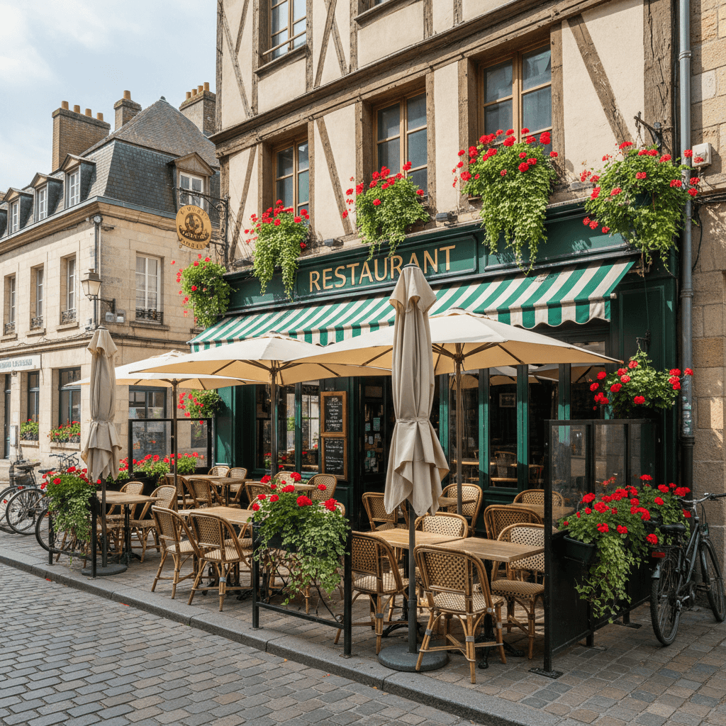 Restaurant 75m² à Nantes : terrasse
