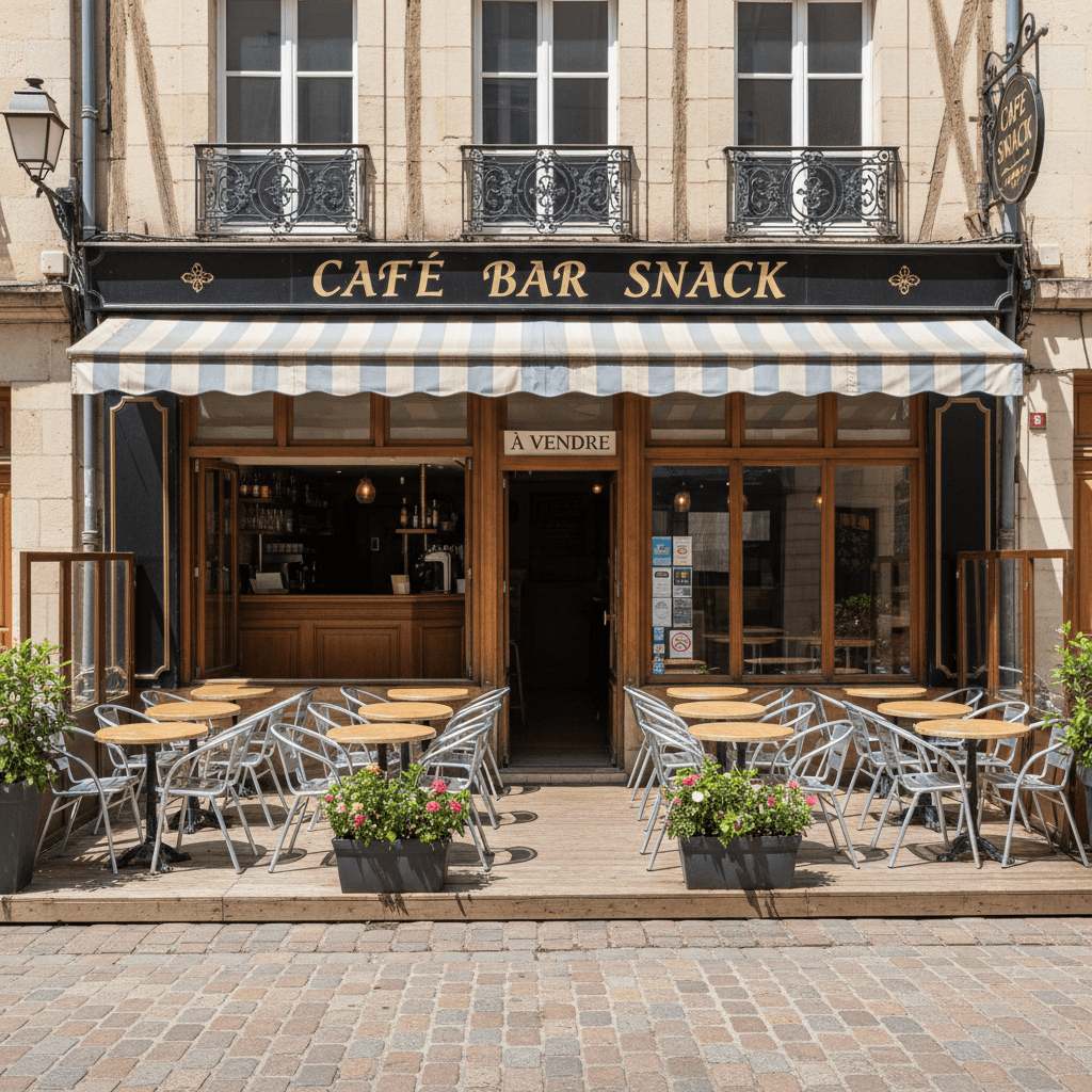 Snack à Rouen : terrasse - licence IV