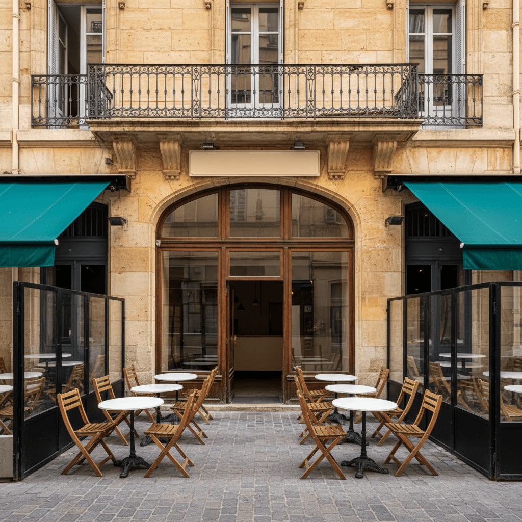 Restaurant 83m² à Marseille : terrasse - licence IV