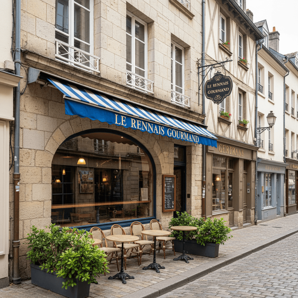 Restaurant à Rennes : terrasse - extraction