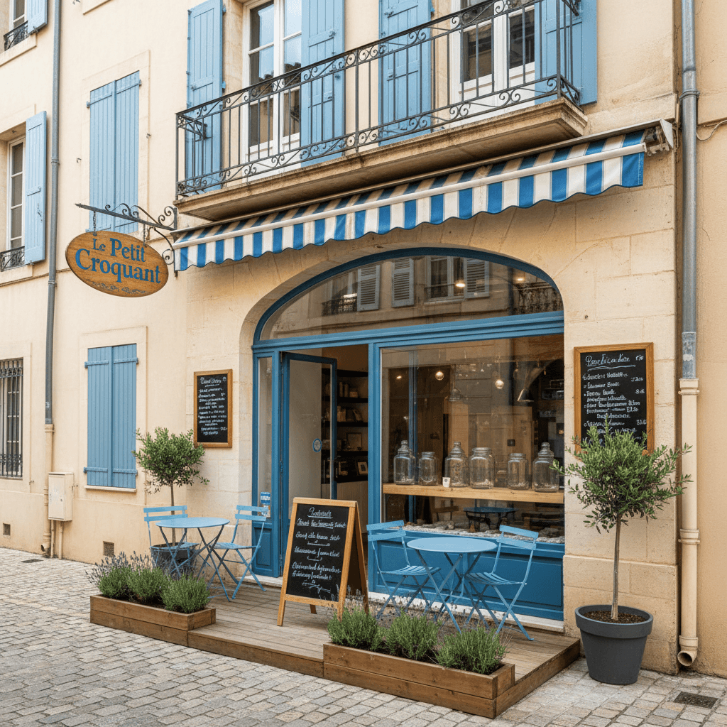 Snack 60m² à Aix-En-Provence : terrasse - extraction