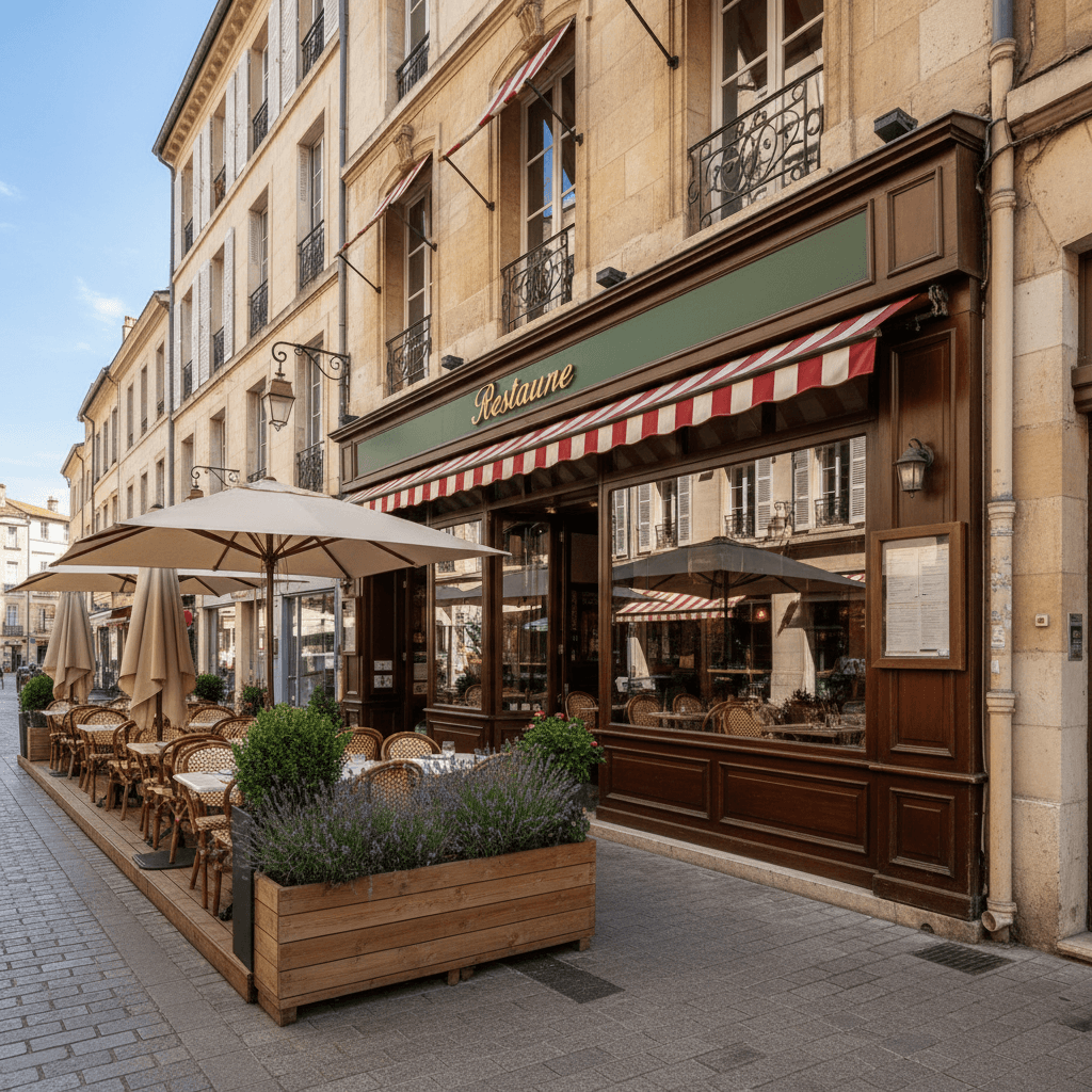 Restaurant 440m² à Montpellier : terrasse - licence IV