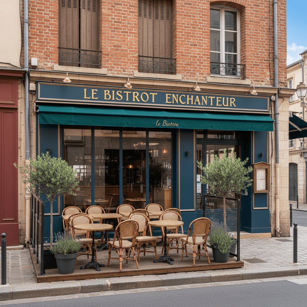 Restaurant 70m² à Toulouse : terrasse - extraction