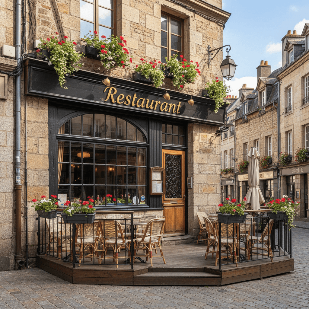 Restaurant 75m² à Rennes : terrasse - licence IV