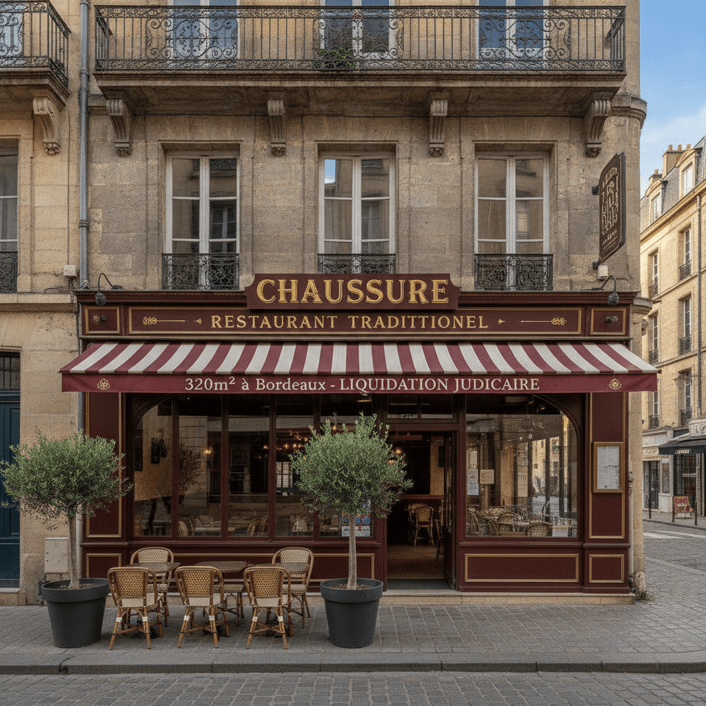 Chaussure 320m² à Bordeaux en liquidation judiciaire