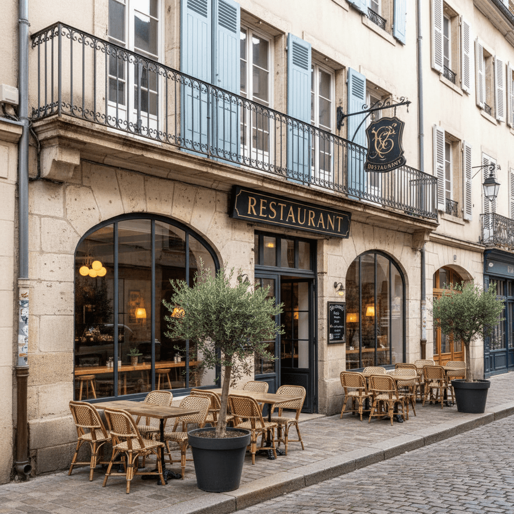 Restaurant 172m² à Grenoble : terrasse - licence IV