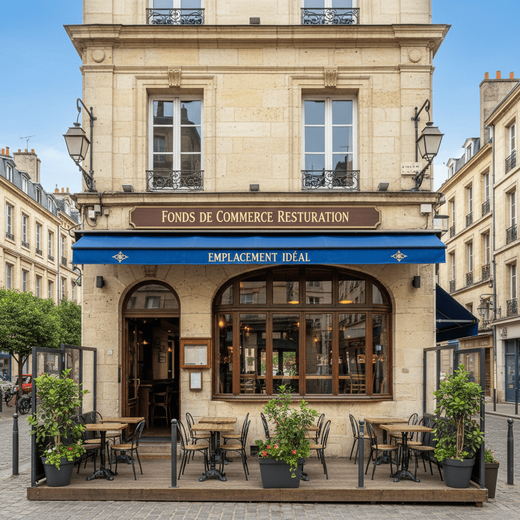 Restaurant à Bordeaux : terrasse - licence IV