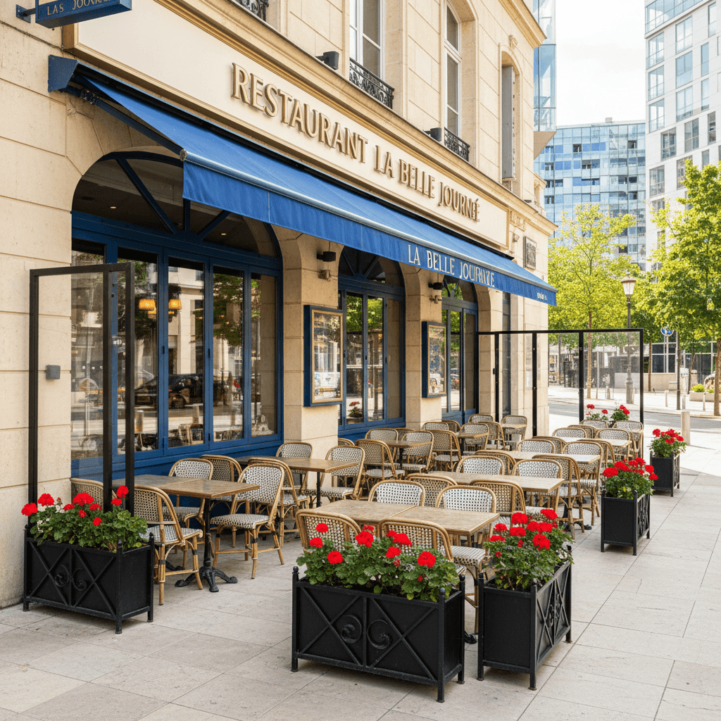 Restaurant à Lyon : terrasse - extraction