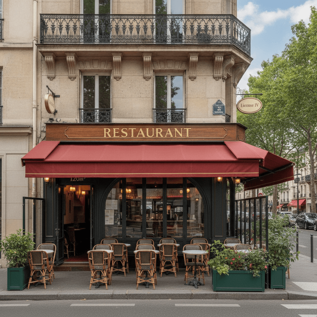 Restaurant 120m² à Paris : terrasse - licence IV en redressement