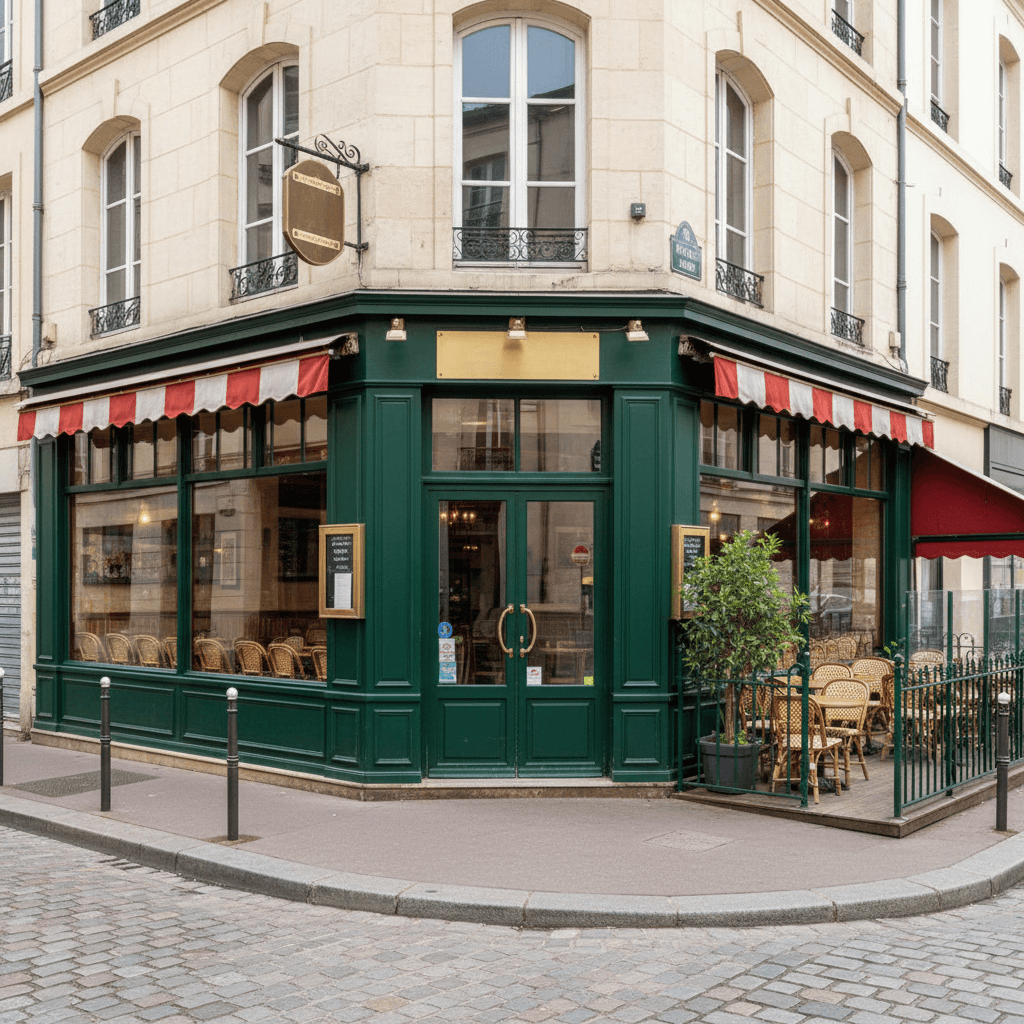 Bar-brasserie 140m² à Nantes : terrasse - licence IV