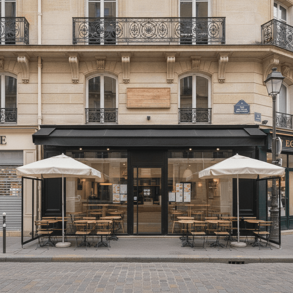 Fast-food 26 couverts à Paris : extraction