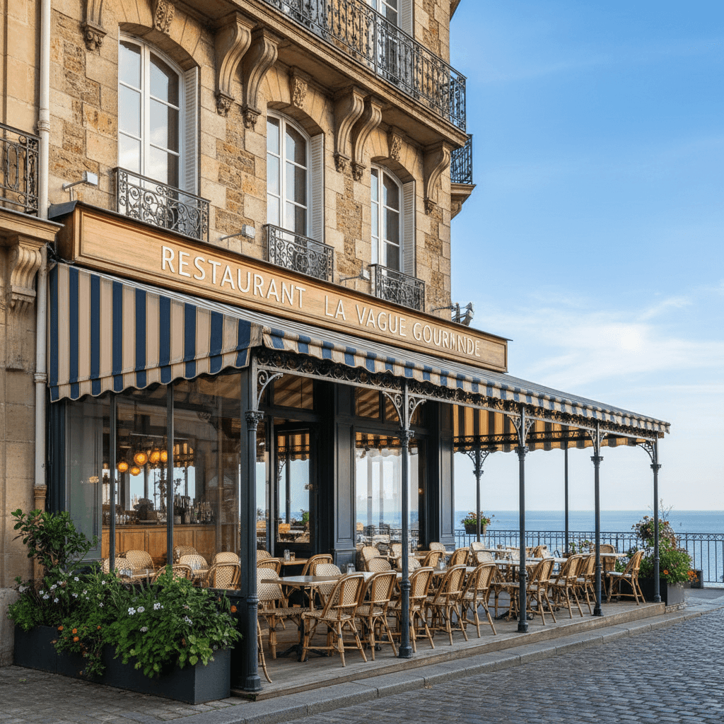 Restaurant à Nantes : terrasse - extraction
