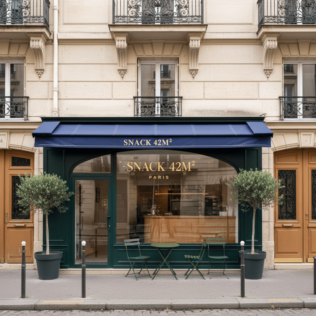 Snack 42m² à Paris : cave/réserve