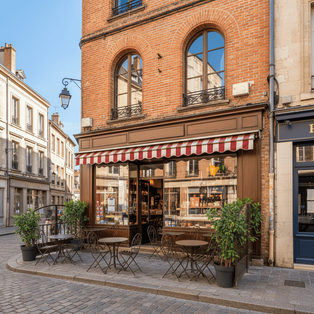 Snack 110m² à Toulouse : terrasse